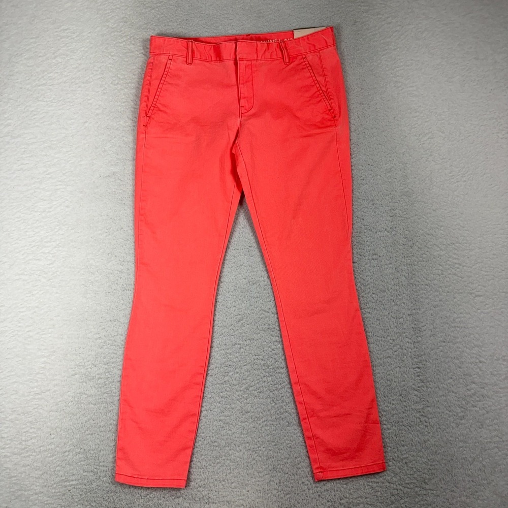 Khakis by Gap Womens Skinny Mini Pants Size 2 (W30x26) Pink Casual Chinos NWT